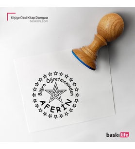 Kişiye Özel Kitap Damgası Kitap Mührü Kaşe Kitap Mühür Özel Damga 259