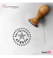 Kişiye Özel Kitap Damgası Kitap Mührü Kaşe Kitap Mühür Özel Damga 259