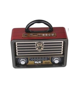 Eskitme Nostalji Tasarımlı Bluetoothlu Nostalji Radyo 113bt