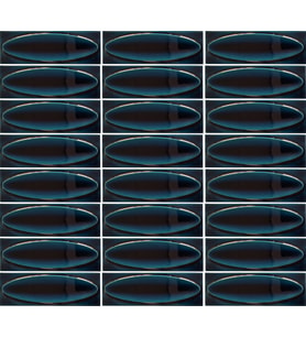 Armada Çini 7x21 Cm Elips Petrol Mavisi Çini Seramik