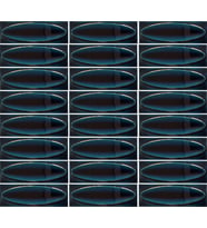 Armada Çini 7x21 Cm Elips Petrol Mavisi Çini Seramik