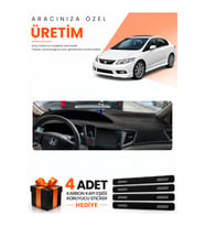 HONDA CIVIC FB7 (2011-2015) Uyumlu Torpido Koruma Örtüsü Oto Kılıfı - Siyah