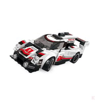 Wange Süper Car Beyaz Spor Yarış Arabası 175 Parça Lego