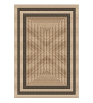 Eliana Home Dijital Baskı Yıkanabilir Kaymaz Taban Salon Halısı Ve Yolluk LN066-FNL339 (Kahverengi)