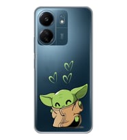Xiaomi Redmi 13C Uyumlu Baby Yoda Tasarımlı Şeffaf Telefon Kılıfı