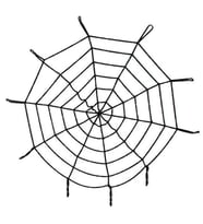 Halloween Cadılar Bayramı Örümcek Ağ Dekor Siyah 1.5 Metre