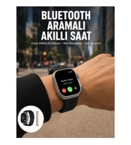 Mey İthalat® Akıllı Saat Kol Saati Android ve İOS Uyumlu Nabız Ölçer Sesli Asistan Yeni Nesil