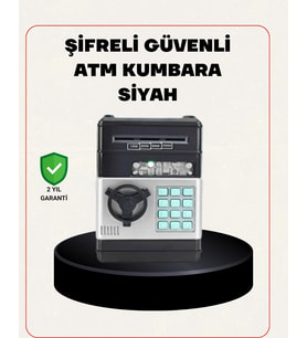 Para Kasası Görünümlü Elektronik Şifreli Kumbara