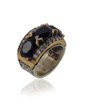 safir taşlı otantik yüzük SGTL4455