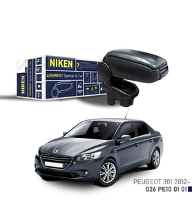 Niken Peugeot 301 2012- Araca Özel Kol Dayama Siyah (Karışık)