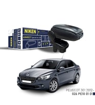 Niken Peugeot 301 2012- Araca Özel Kol Dayama Siyah (Karışık)