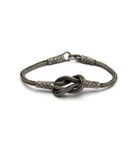 Unisex El Örmesi 13 gr 1000 Ayar Gümüş Kazaziye Bileklik (Çok Renkli)