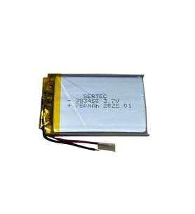 Sertec 383450 3.7v 750 Mah Li-polymer Pil (devreli/1.5a)