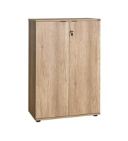 Adore Mobilya Rio 3 Raflı Kapaklı Kitaplık-Açık Ceviz(Tori) 72x109x34 cm (GxYxD)