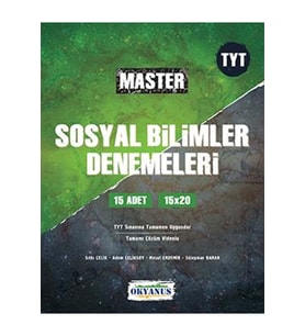 Okyanus Yayınları Tyt Sosyal Bilgiler Master 15 Denemeleri 