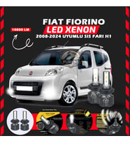 Fiat Fiorino 2008-2024 Sis Farı Uyumlu Şimşek Etkili Led Xenon Premium Series H1
