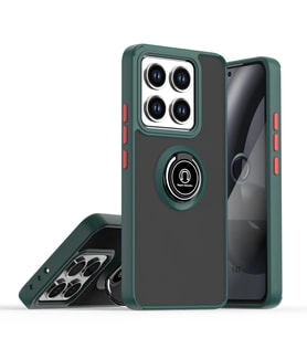 Xiaomi Mi 15 Pro Kılıf Montreal Yüzüklü Silikon Kapak - Yeşil