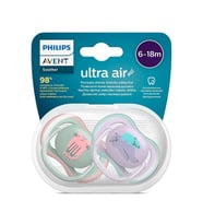 Philips Avent SCF085/18 Ultra Air Emzik 6-18 Ay 2li Kız