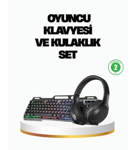 Hn01 Kulaklık + Pg-8018 Oyuncu Klavyesi Set