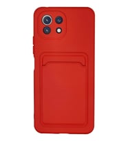 Durukar® Mİ 11 Lite Kılıf Kelvin Kartvizitli Silikon - Kırmızı