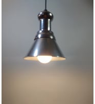 MYLİGHTS VİNTAGE RETRO METAL SARKIT AVİZELER GÜMÜŞ MASA ÜSÜTÜ YATAK BAŞI BAR  ÜSÜT TEKLİ SARKIT 18CM