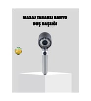 Yüksek Basınçlı Masajlı Duş Başlığı Su Tasarruflu - HPSBYI3476-4287