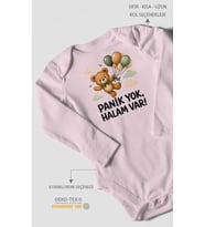 Panik yok, halam var! Uzun Kollu Çıtçıtlı Bebek Body