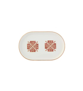 Porland Arabesque Desen6 Kayık Tabak 18 cm 04ALM006533