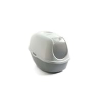 Moderna Smart Kapalı Kedi Tuvaleti Gri 40x54x41h cm