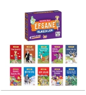 Çocuklar İçin Efsane Klasikler (10 Kitap+Soru Kitapçığı)