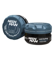 NISHMAN M9 Saç Şekillendirici Ultra Mat Wax / İnce Telli Saç Tiplerine Yönelik 100 ML