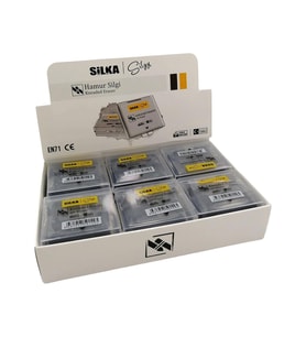 Silka Silgy Gri Hamur Silgi (12 Li Paket)