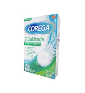 COREGA TEMİZLEYİCİ TABLET 30 LU 3 DAKİKA