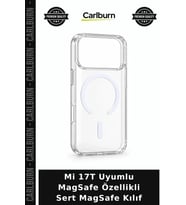 Mi 17T Uyumlu MagSafe Özellikli Sert MagSafe Kılıf Kullanım Mobil Fonksiyonel
