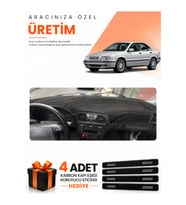 VOLVO S40 (1996-2002) Uyumlu Torpido Koruma Örtüsü Oto Kılıfı - Siyah