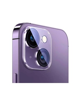 Baseus iPhone 15/15 Plus için Crystal Serisi HD Cam Kamera Koruyucu 2 Adet Set-(577 - GLST5994-714 (Şeffaf)