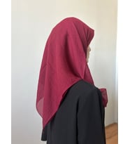 Berussa Bambu Kraş Eşarp 2 (Bordo)