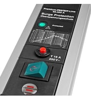 Brennenstuhl Premium-Protect-Line 60.000A Aşırı Gerilim Korumalı 6'lı Alüminyum Grup Priz 3m Kablo