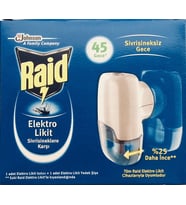 Raid 45 Gece Etkili Makineli Sivrisineksavar Set