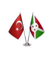 Burundi İkili Masa Bayrağı