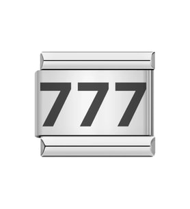 777 Şans Getiren Italyan Charm 9 Mm