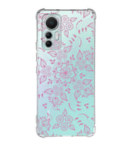 Xiaomi Mi 12 Lite Uyumlu Köşe Korumalı Antişok Kapak Nostalji Desen Tasarımlı Şeffaf Silikon Kılıf