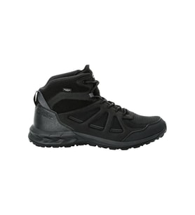 Jack Wolfskin 4051261_6000 Woodland 2 Texapore Mid M Black Erkek Outdoor Bot (Siyah)