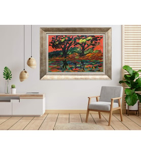 Gümüş Çerçeveli Tablo nb1233