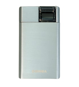 Cohiba Tek Torch Perde Alev Gümüş Metal Puro Çakmağı