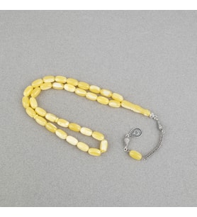 Beyrut Damla Alpaka Püsküllü Arpa Kesim 8x14mm Tebih