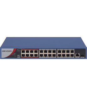 HIKVISION 24port 230w FULL PoE DS-3E0326P-E/M(B) 10/100 Yönetilemez Switch