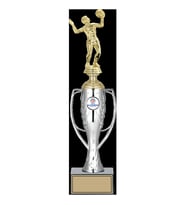 ODAK KUPA - Figürlü Kupalar - Voleybol Kadın Figürlü Kupalar FG-025 B - 38 cm