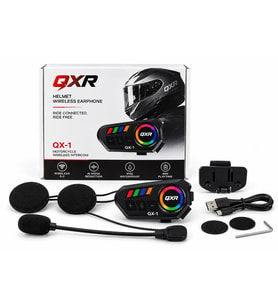 İnterkom [qxr - Ox1] Bluetooth 5.0 - 2 Kişi Eşleşme Rpg Aydınlatma
