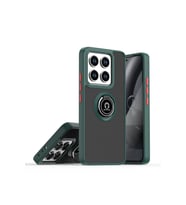 Newface Xiaomi Mi 14T Pro Kılıf Montreal Yüzüklü Silikon Kapak - Yeşil